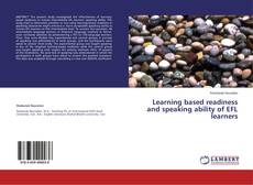Buchcover von Learning based readiness and speaking ability of EFL learners