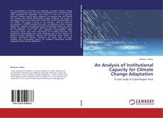 Buchcover von An Analysis of Institutional Capacity for Climate Change Adaptation