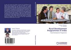 Couverture de Rural Development Programmes in India