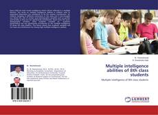 Capa do livro de Multiple intelligence abilities of 8th class students 