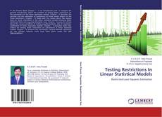 Buchcover von Testing Restrictions In Linear Statistical Models