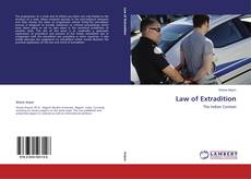 Couverture de Law of Extradition