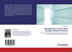 Capa do livro de Recognition of Annulled Foreign Arbitral Awards 