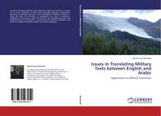 Capa do livro de Issues in Translating Military Texts between English and Arabic 