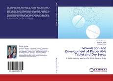 Capa do livro de Formulation and Development of Dispersible Tablet and Dry Syrup 