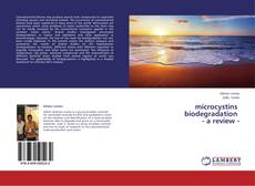 Buchcover von microcystins biodegradation a review