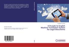 Copertina di A Punjabi to English Machine Translation System for Legal Documents