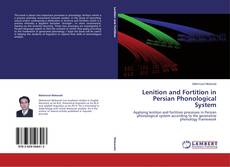 Copertina di Lenition and Fortition in Persian Phonological System