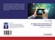 Copertina di An Alternative Estimation of CES Production Function