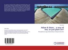 Portada del libro de Adam & Steve... a way of live, or just plain sin?