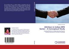 Buchcover von Attrition in Indian BPO Sector - A Conceptual Study