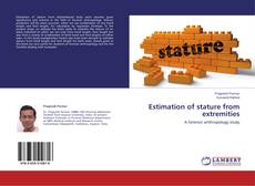 Capa do livro de Estimation of stature from extremities 