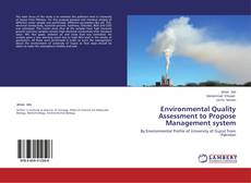 Buchcover von Environmental Quality Assessment to Propose Management system
