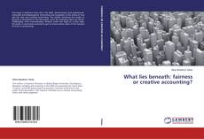 Buchcover von What lies beneath: fairness or creative accounting?