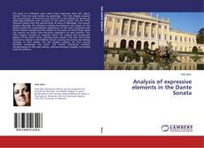 Buchcover von Analysis of expressive elements in the Dante Sonata
