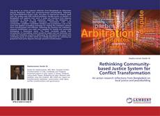 Couverture de Rethinking Community-based Justice System for Conflict Transformation
