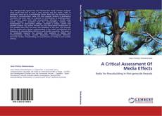 Buchcover von A Critical Assessment Of Media Effects