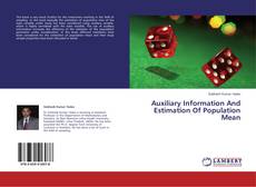 Couverture de Auxiliary Information And Estimation Of Population Mean