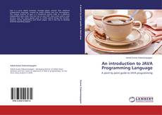 Couverture de An introduction to JAVA Programming Language