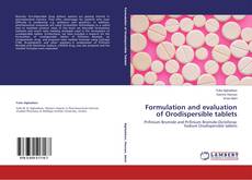 Buchcover von Formulation and evaluation of Orodispersible tablets