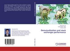 Buchcover von Demutualization and stock exchanges performance