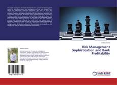 Capa do livro de Risk Management Sophistication and Bank Profitability 