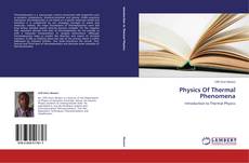 Couverture de Physics Of Thermal Phenomena