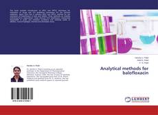 Buchcover von Analytical methods for balofloxacin