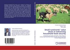 Buchcover von Small ruminants’ value chain in enhancing household food security