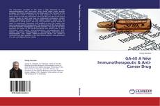 Copertina di GA-40 A New Immunotherapeutic  &  Anti-Cancer Drug