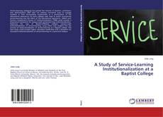 Capa do livro de A Study of Service-Learning Institutionalization at a Baptist College 