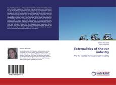 Buchcover von Externalities of the car industry