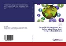 Capa do livro de Financial Management and Information Security of Independent Colleges 