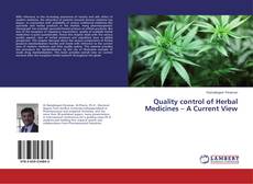 Buchcover von Quality control of Herbal Medicines – A Current View