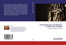 Buchcover von Psychotherapy and Despair in the Prison Setting