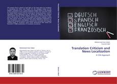 Copertina di Translation Criticism and News Localization