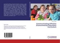 Capa do livro de Communicating Effective Environmental Education Curriculum 