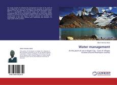 Couverture de Water management
