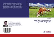Copertina di Aspects in rumenology of dairy and fatting cattle