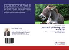 Copertina di Utilization of Donkey-Cart Transport