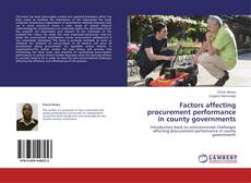 Copertina di Factors affecting procurement performance in county governments