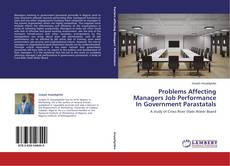 Buchcover von Problems Affecting Managers Job Performance In Government Parastatals