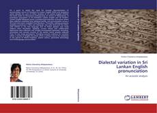 Buchcover von Dialectal variation in Sri Lankan English pronunciation