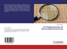 Buchcover von An Implementation of Accountable Anonymity