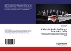 Capa do livro de CSR activities in Healthcare Industry in India 