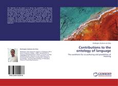 Capa do livro de Contributions to the ontology of language 