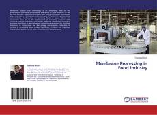 Capa do livro de Membrane Processing in Food Industry 