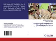 Capa do livro de Evaluating Performance of Microfinance in Kenya 
