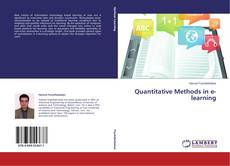Buchcover von Quantitative Methods in e-learning
