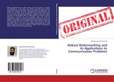 Capa do livro de Robust Watermarking and its Applications to Communication Problems 